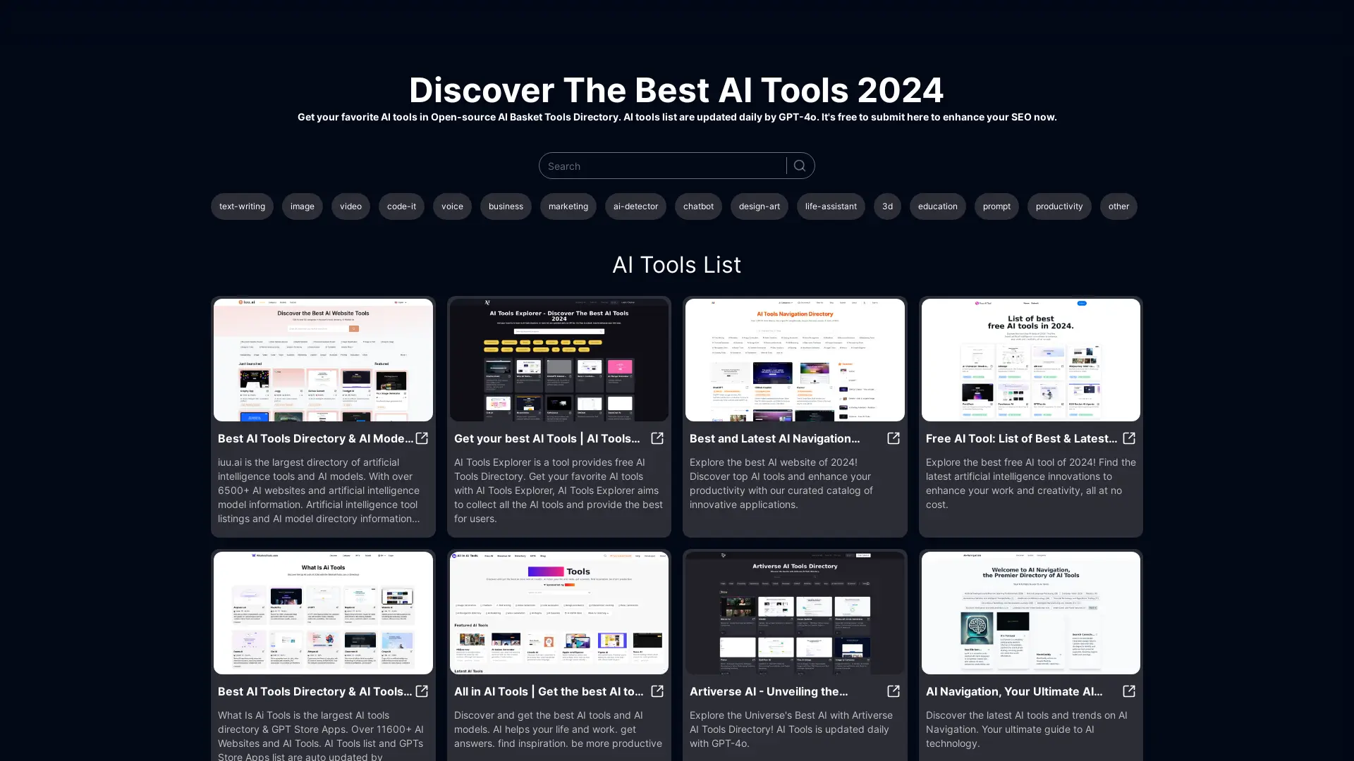 AI Basket Tools Directory
