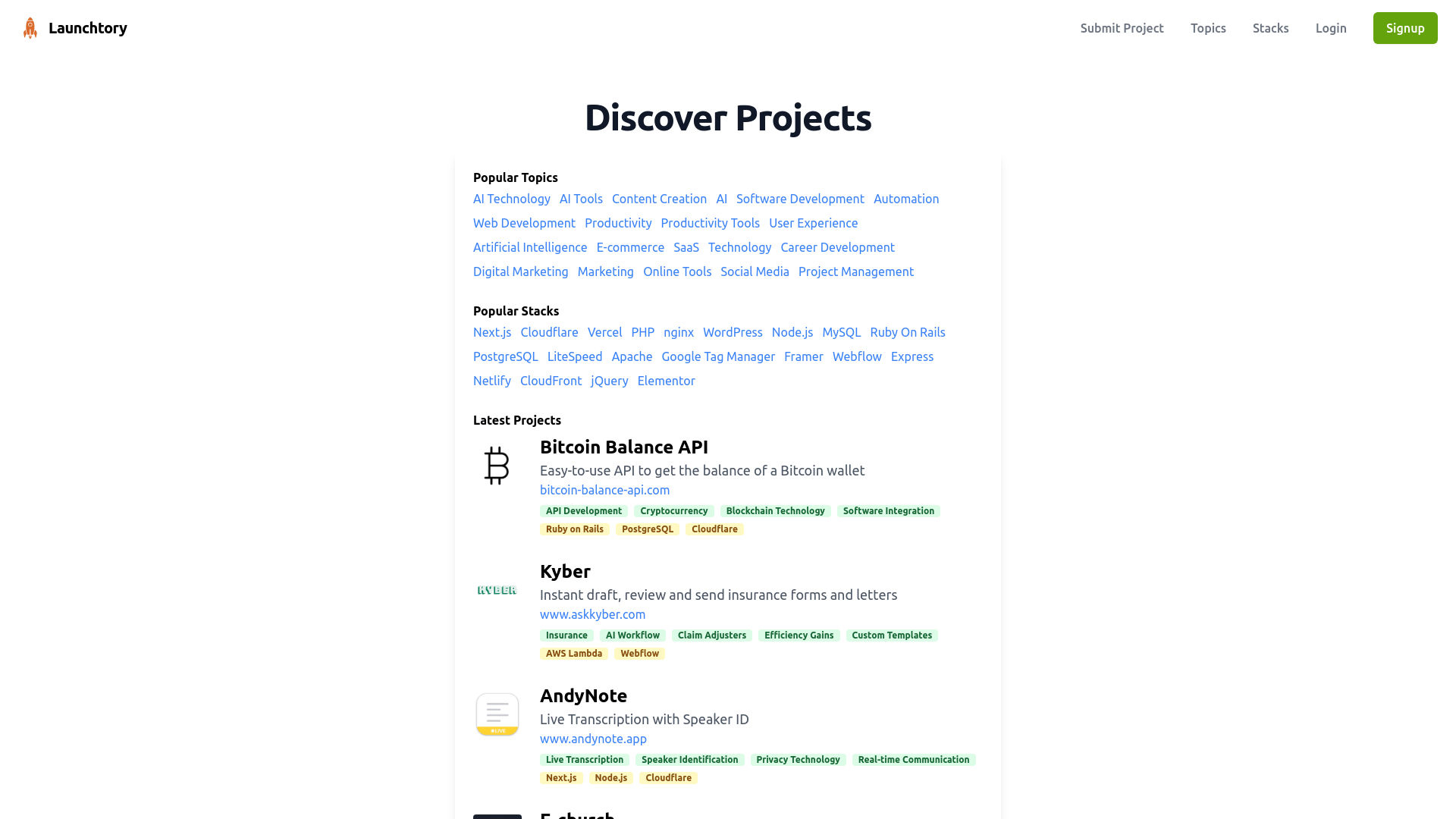 Launchtory