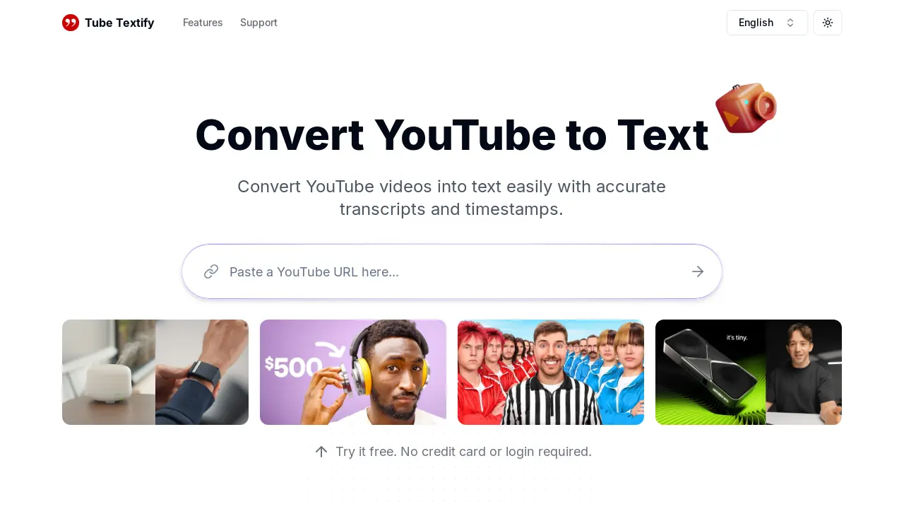 Tube Textify