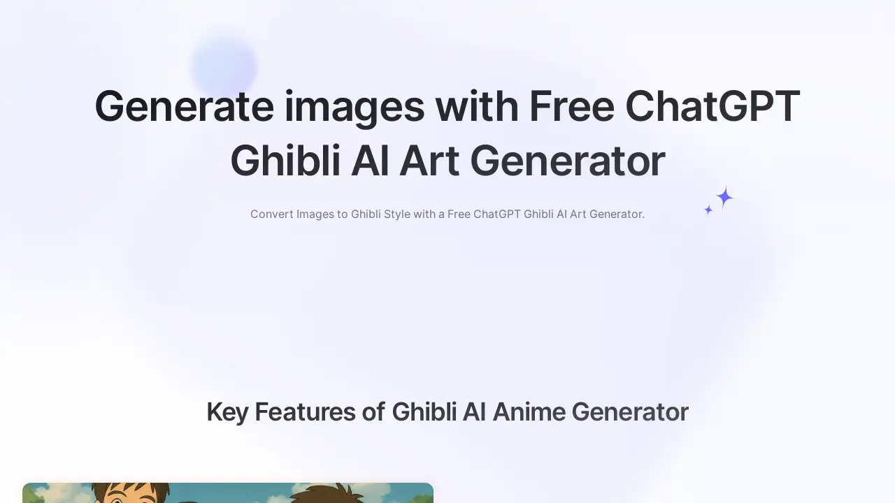 Ghibli Art AI