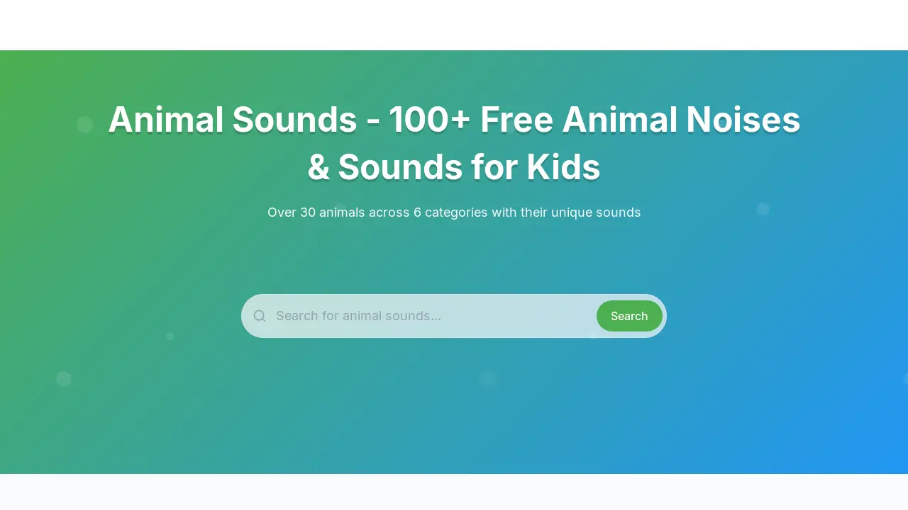 Animal Sounds