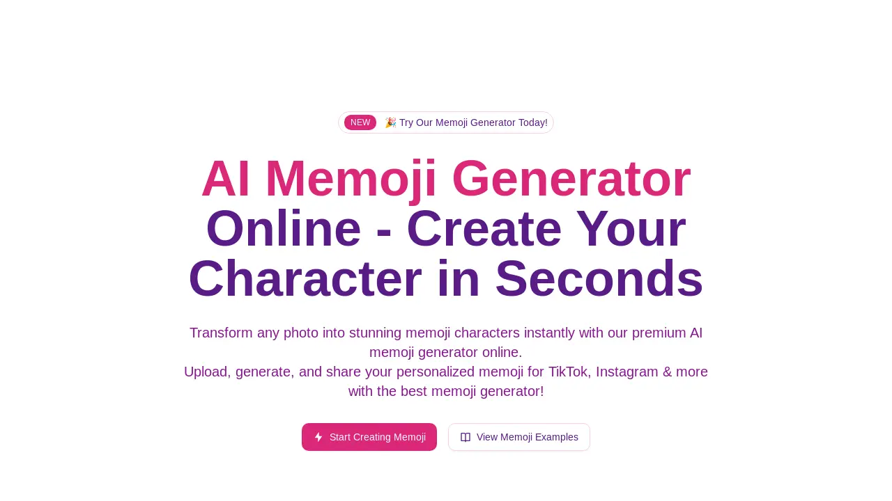 AI Memoji Generator