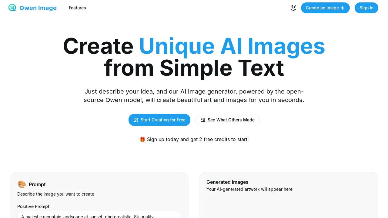 Qwen Image Generator
