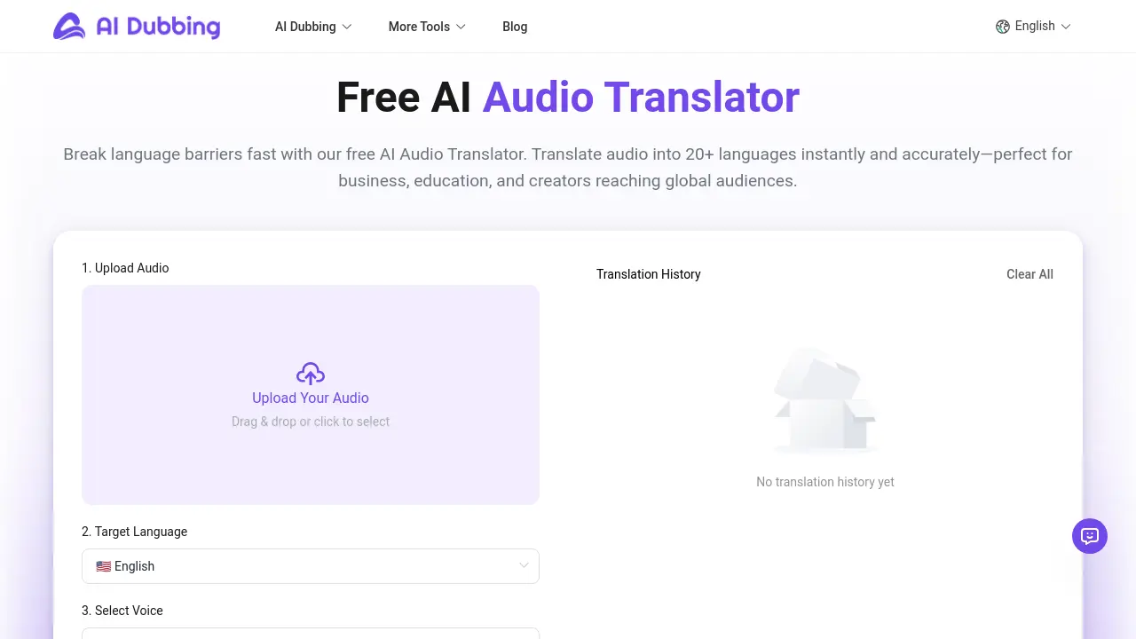 AI Audio Translator
