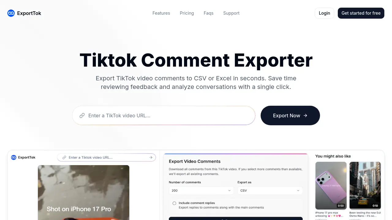 ExportTok