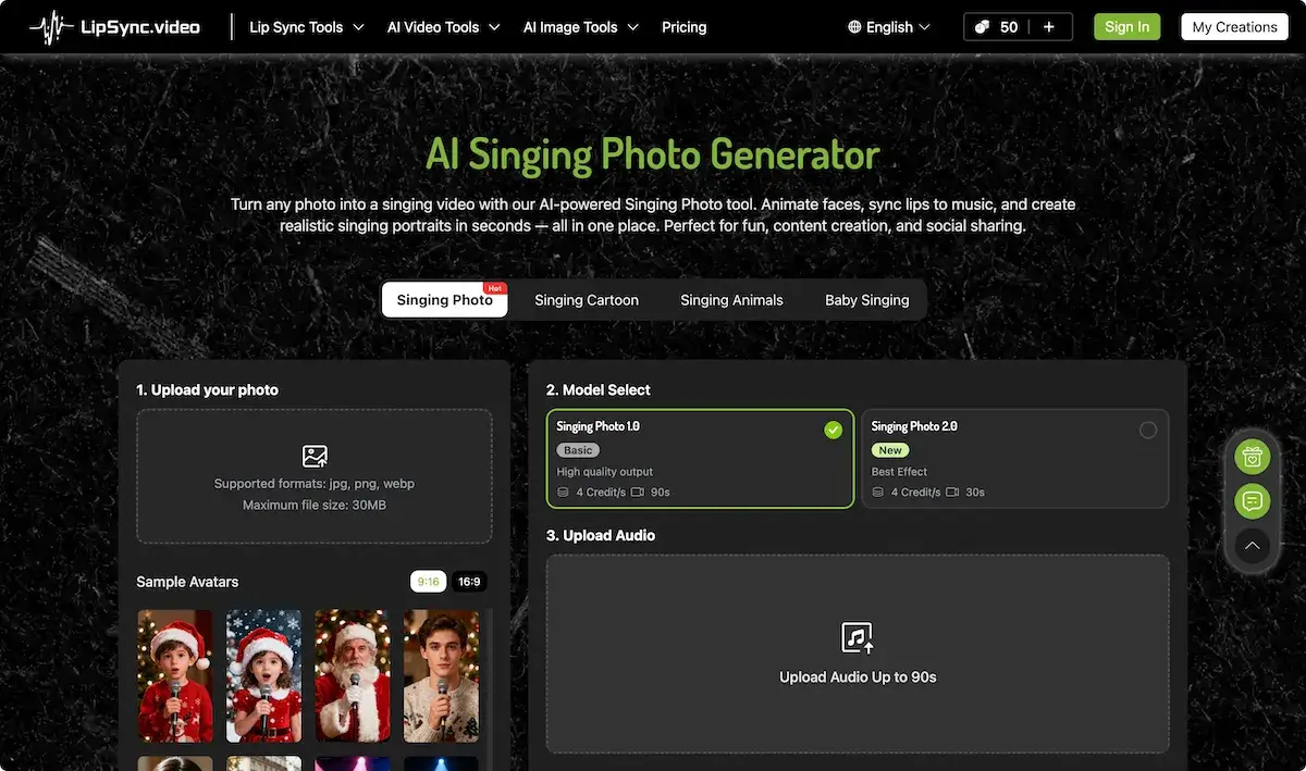 Singing Photo