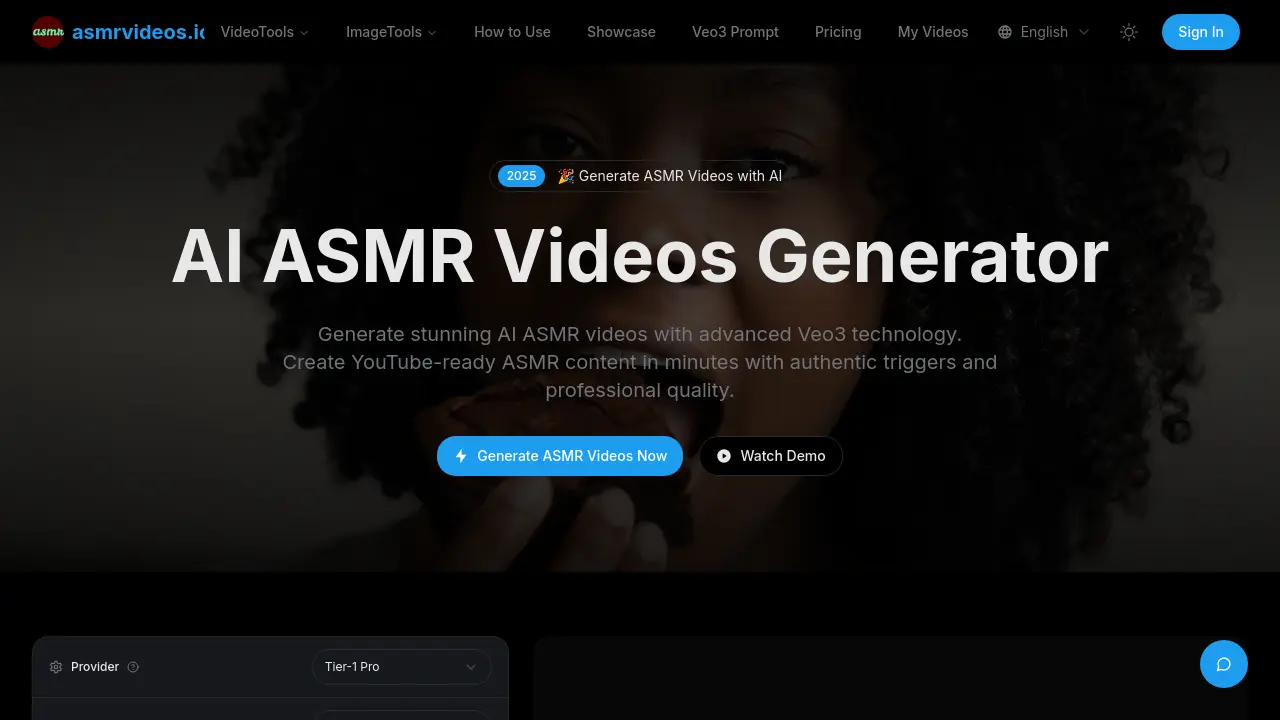 AI ASMR Video