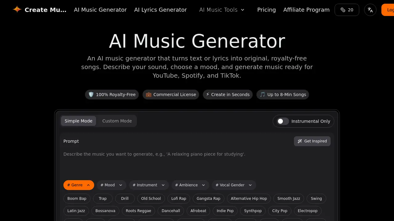 Create Music AI