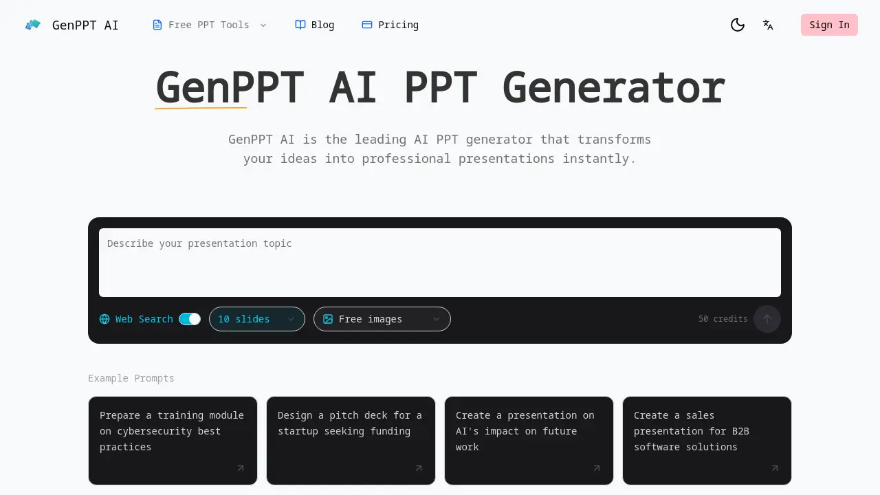 GenPPT AI