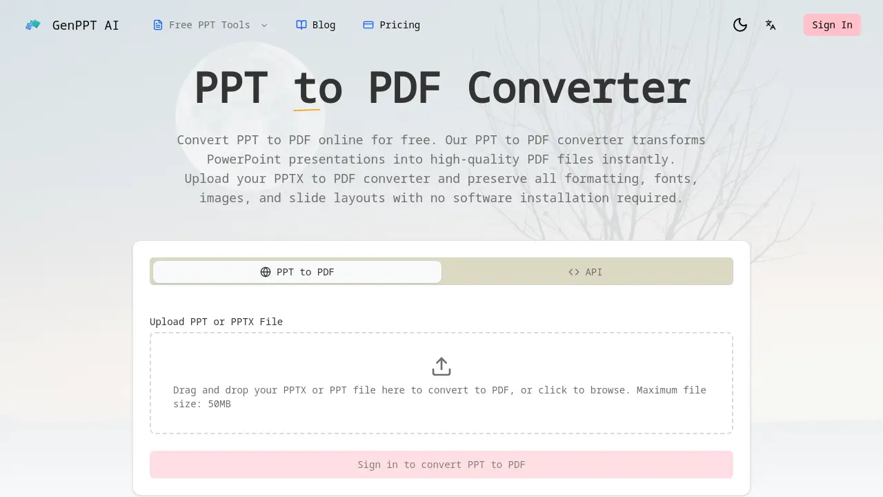 PPT to PDF Converter