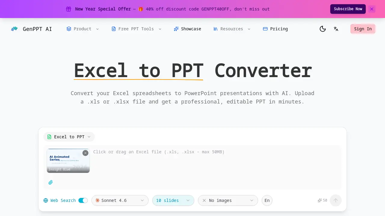 Excel to PPT