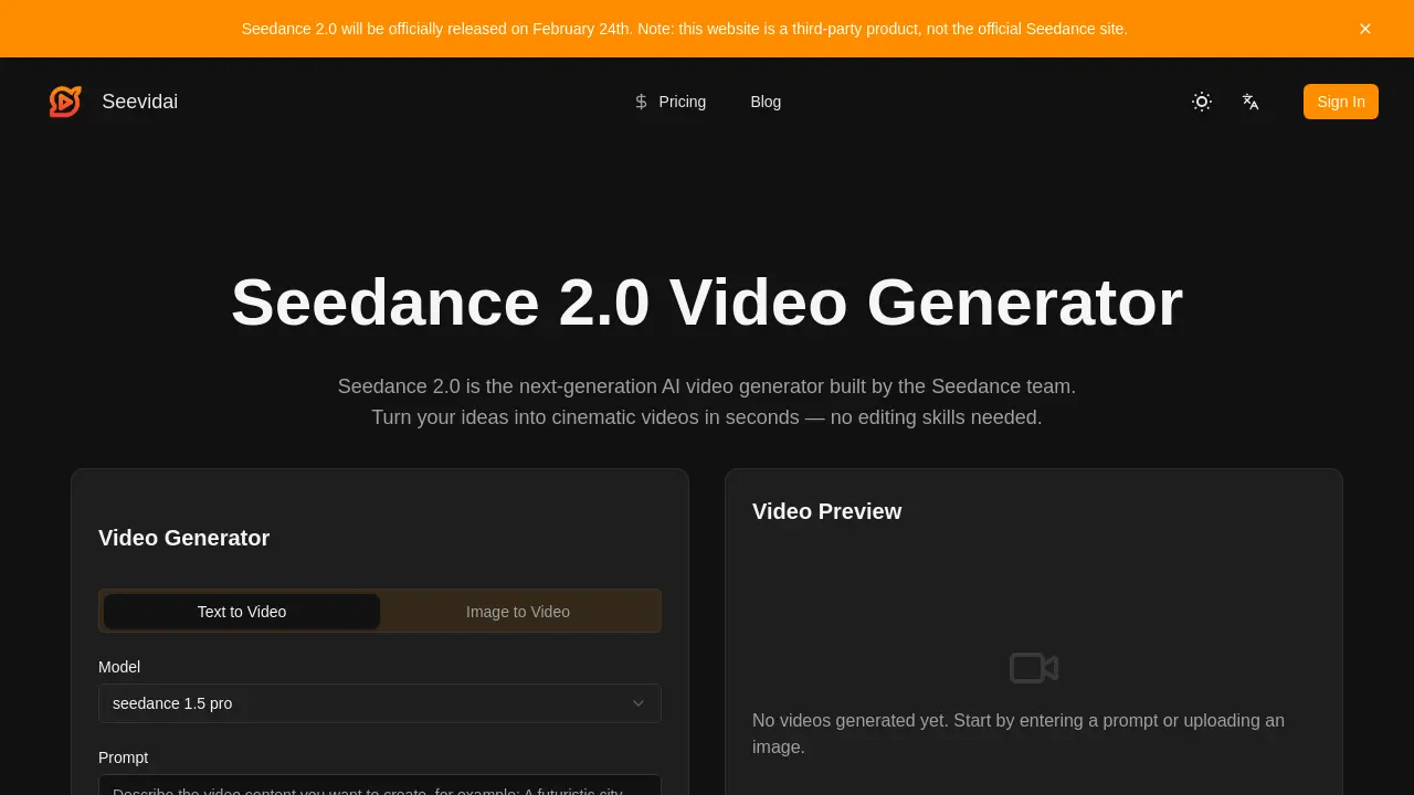 Seedance 2.0