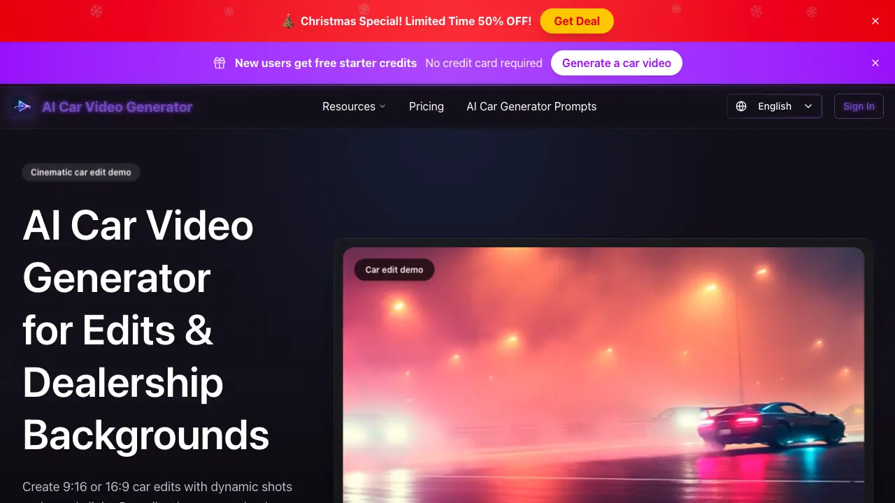 AI Car Video Generator