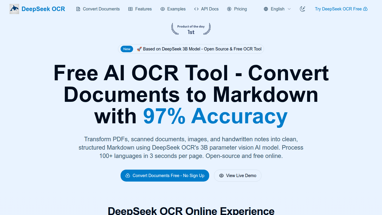 DeepSeek OCR