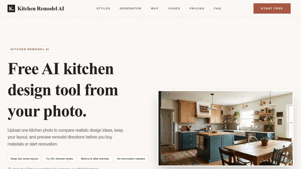 Kitchen Remodel AI