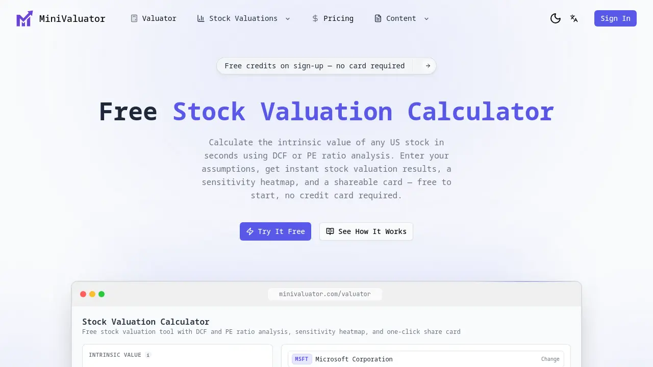 MiniValuator