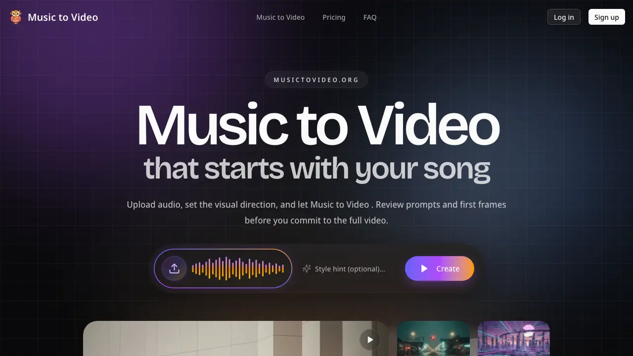 Music to Video