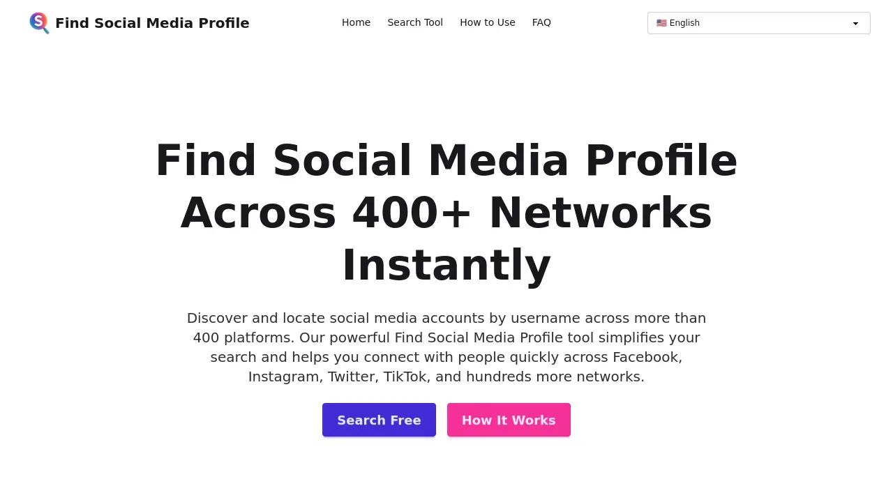 Find Social Media Profile