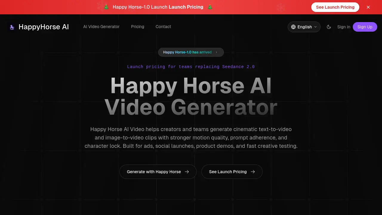 Happy Horse AI Video