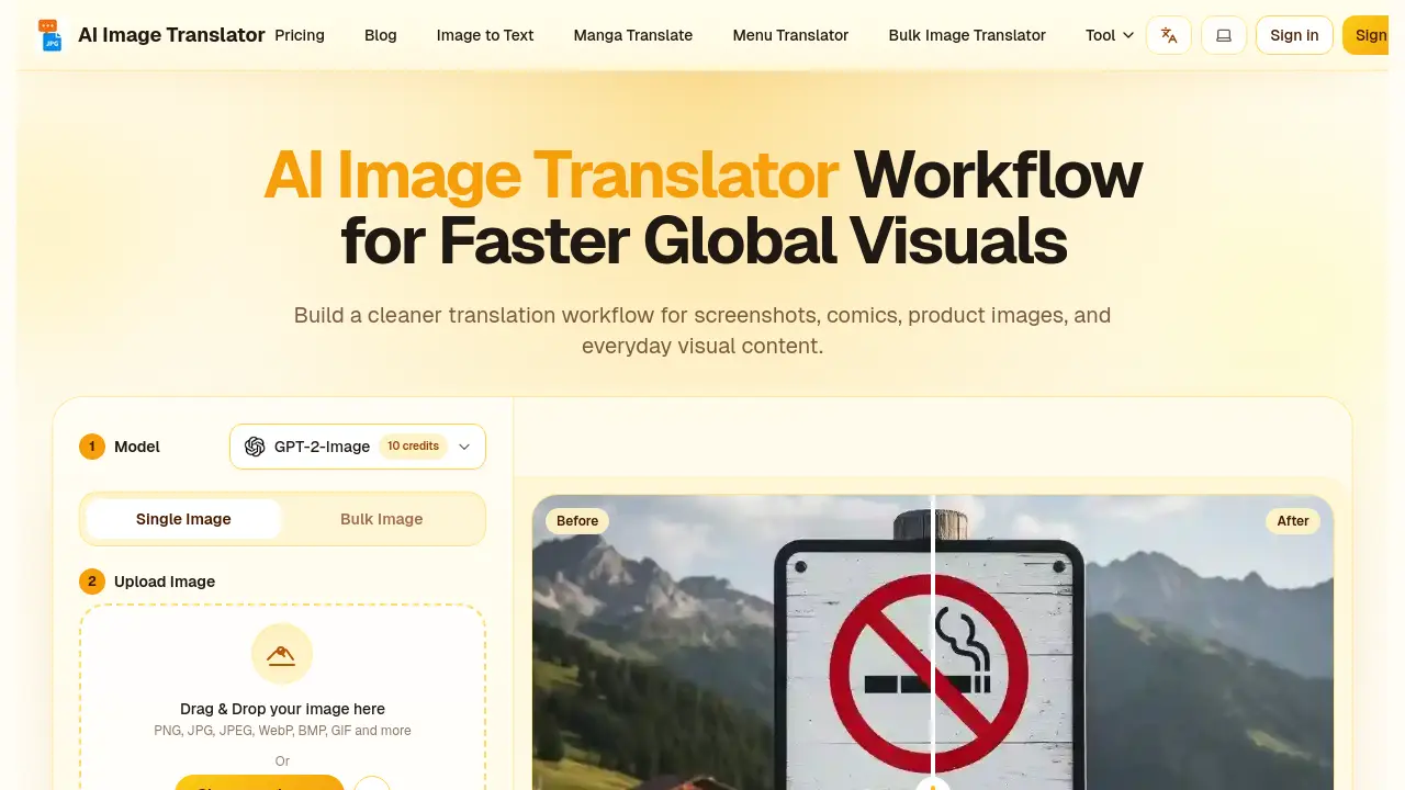 AI Image Translator