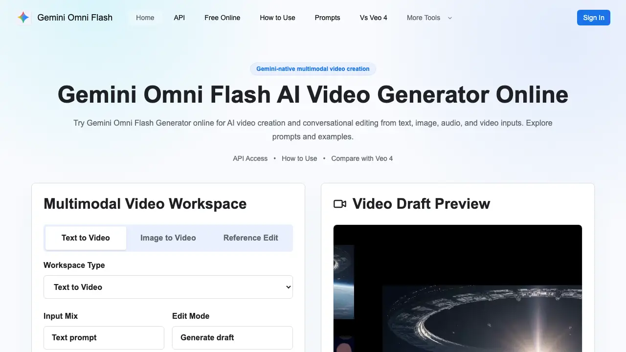 Gemini Omni Flash