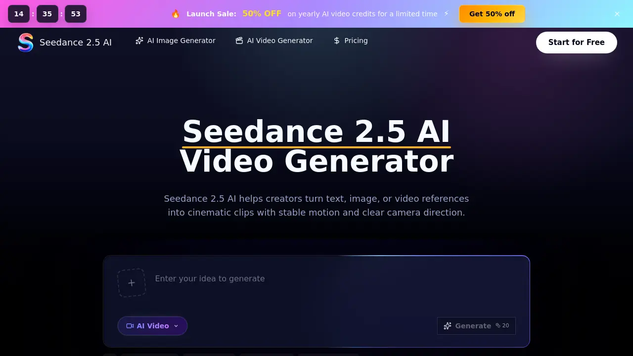 Seedance 2.5 AI