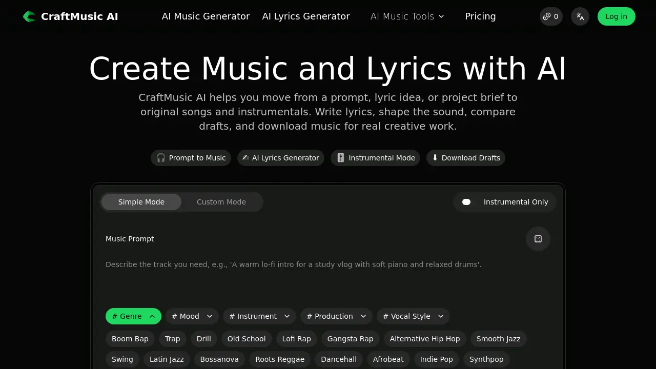 CraftMusic AI