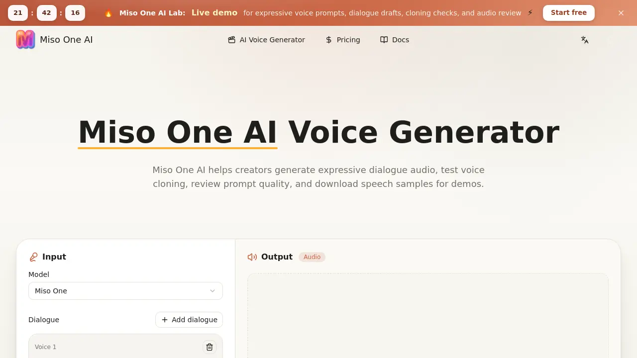 Miso One AI
