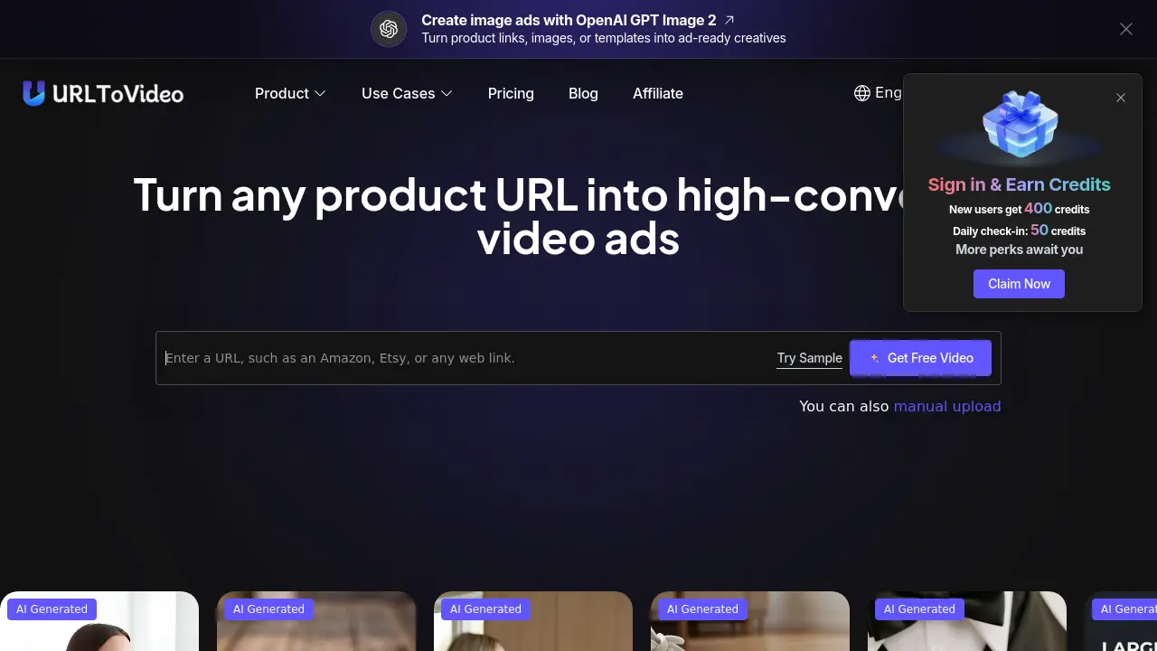 UrlToVideo AI