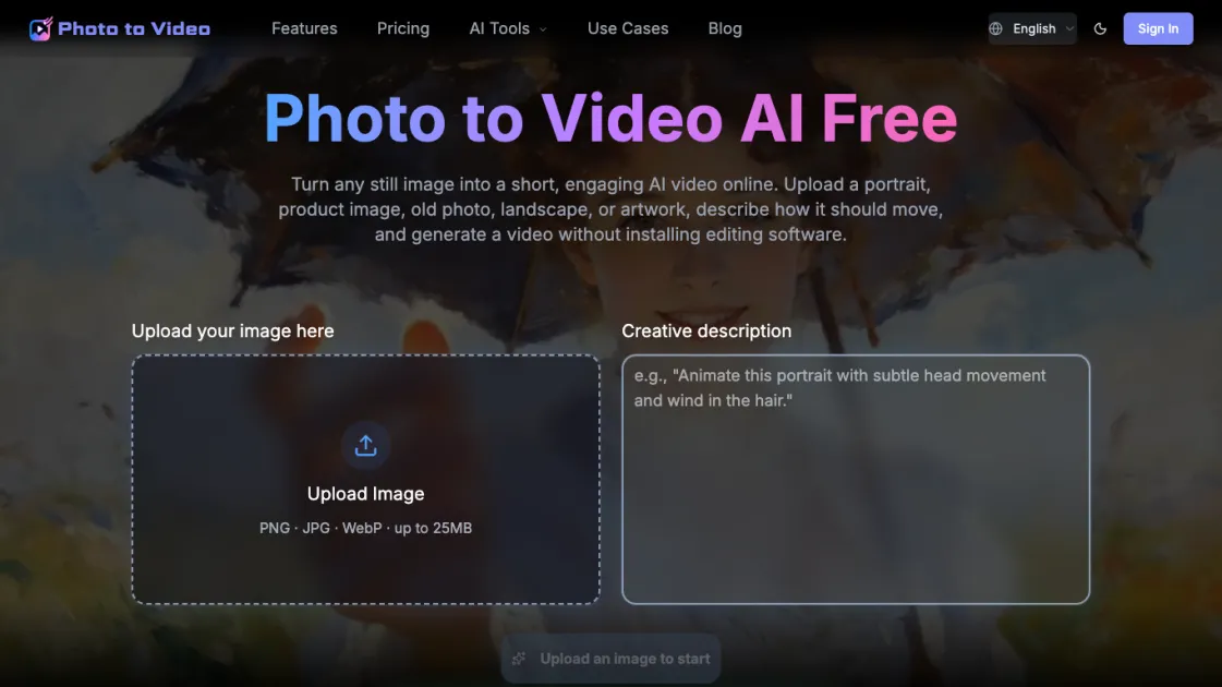 Photo to Video AI Free