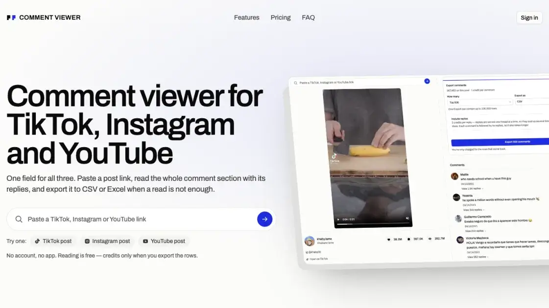 Comment Viewer